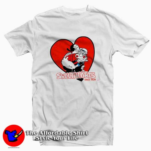 Sweethearts Olive Oyl and Popeye T-shirt On Sale