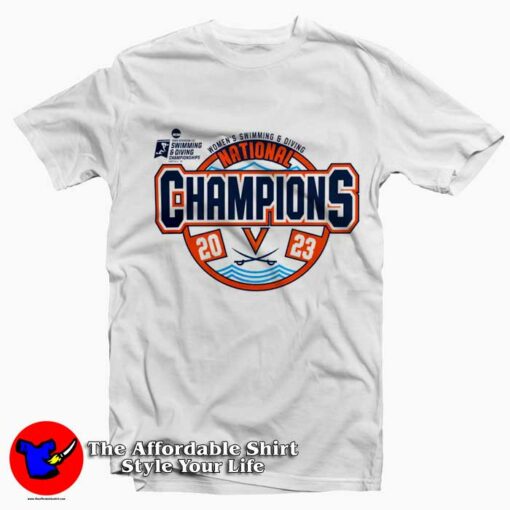 Swimming And Diving National Champions T-Shirt On Sale