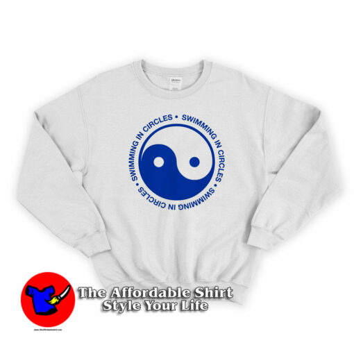 Swimming In Circles Ying Yang Unisex Sweatshirt On Sale