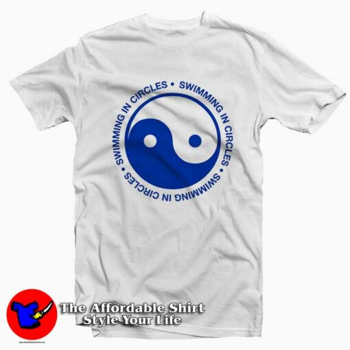 Swimming In Circles Ying Yang Unisex T-shirt On Sale