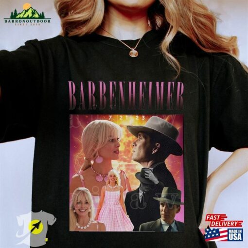 Comfort Colors® Barbenheimer 72123 Shirt Barbie Vs Oppenheimer Cillian Murphy Margot Robbie Unisex T-Shirt