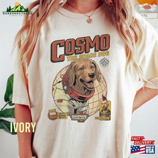 Comfort Colors® Cosmo The Space Dog Shirt Marvel Movie 2023 Retro Guardians Of Galaxy Vol 3 Classic Hoodie