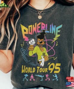 Comfort Colors Retro Disney A Goofy Movie Powerline World Tour 95’Shirt Vintage Unisex Classic