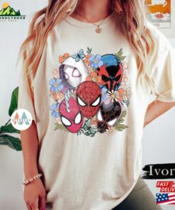 Comfort Colors Retro Spider Verse Shirt Floral Man Across The Unisex Sweatshirt