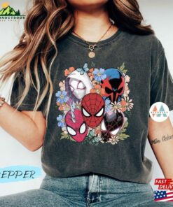 Comfort Colors Retro Spider Verse Shirt Floral Man Across The Unisex Sweatshirt