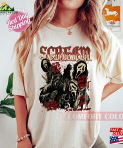 Comfort Colors Scream Halloween Shirt Horror Movie Character Ghostface Classic Hoodie