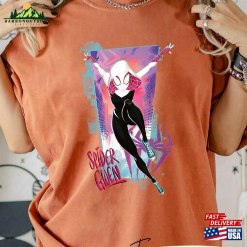 Comfort Colors Spider Gwen Shirt Across The Verse Mcu Marvel Classic T-Shirt