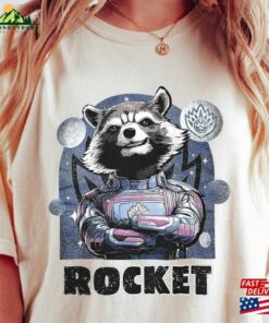 Comfort Colors Vintage Rocket Raccoon Shirt Marvel Studio Guardians Of The Galaxy Vol 3 T-Shirt Hoodie