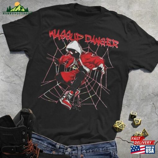 Cool Spider Man Is Coming Printed T-Shirt Funny Shirt Classic