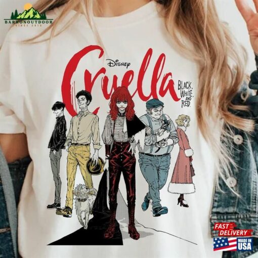 Cruella Shirt Disney Character Emma Stone Classic T-Shirt