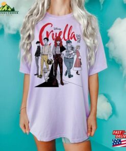 Cruella Shirt Disney Character Emma Stone Classic T Shirt 4