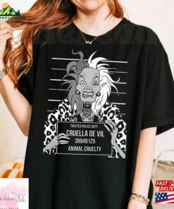 Cruella Shirt Disney Character Emma Stone Hoodie T-Shirt