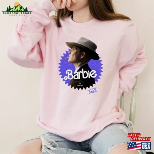 Customized The Double Feature Barbenheimer Sweatshirt Personalized Barbie X Oppenheimer Hoodie T-Shirt Unisex