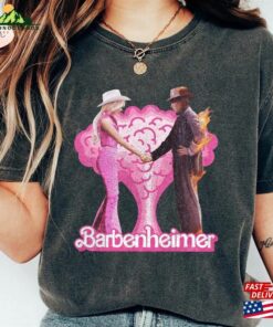 Cute Barbenheimer Comfort Color Shirt Oppenheimer Women Hoodie Unisex