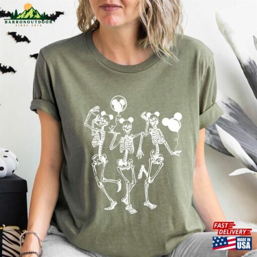 Dancing Skeleton Shirt Dancer Girl Halloween Dance Team Classic Unisex