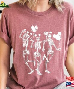 Dancing Skeleton Shirt Dancer Girl Halloween Dance Team Classic Unisex