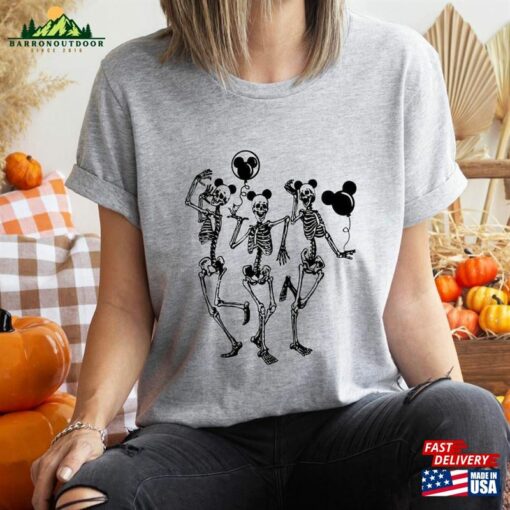 Dancing Skeleton Shirt Dancer Girl Halloween Dance Team Classic Unisex