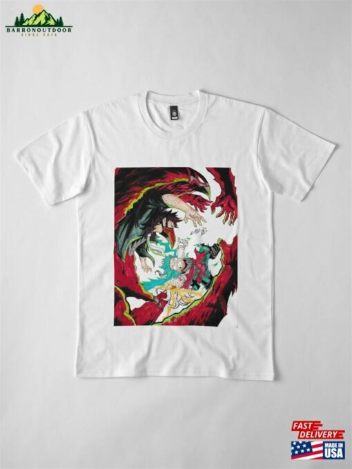 Deku Vs Overhaul Premium T-Shirt Hoodie Sweatshirt