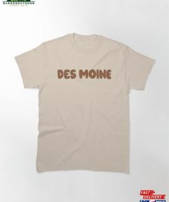 Des Moines City Shaped Like Chocolate Donuts Classic T-Shirt Hoodie