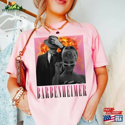 Destroyer Of Word Barbenheimer Barbie Vs Oppenheimer Shirt Cillian Murphy Margot Robbie Unisex T-Shirt