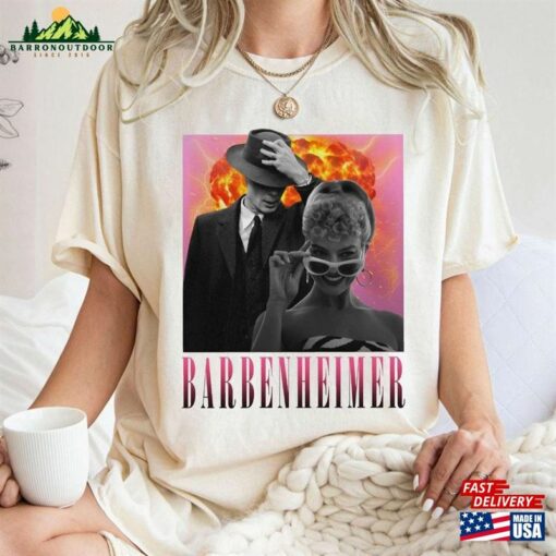 Destroyer Of Word Barbenheimer Barbie Vs Oppenheimer Shirt Cillian Murphy Margot Robbie Unisex T-Shirt