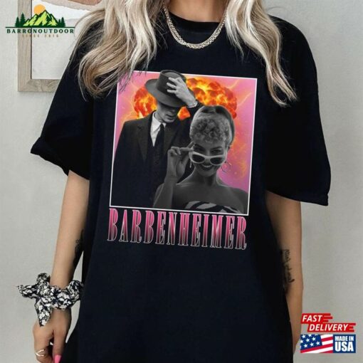 Destroyer Of Word Barbenheimer Barbie Vs Oppenheimer Shirt Cillian Murphy Margot Robbie Unisex T-Shirt