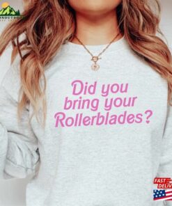 Did You Bring Your Rollerblades Sweatshirt Coconut Girl Preppy Roller Skates Crewneck Unisex Classic 3