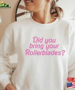 Did You Bring Your Rollerblades Sweatshirt Coconut Girl Preppy Roller Skates Crewneck Unisex Classic 4