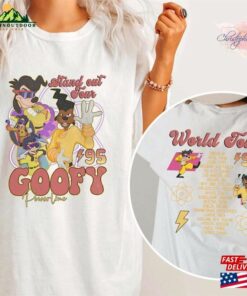 Disney 90S A Goofy Movie Powerline Stand Out Tour 95 Two Sides Shirt Comfort Color Sweatshirt Classic 3