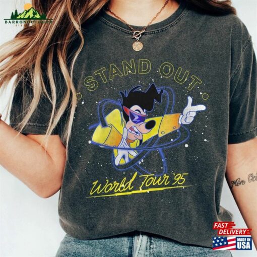 Disney A Goofy Movie Stand Out World Tour’95 Retro Vintage Shirt Magic Kingdom Sweatshirt Classic