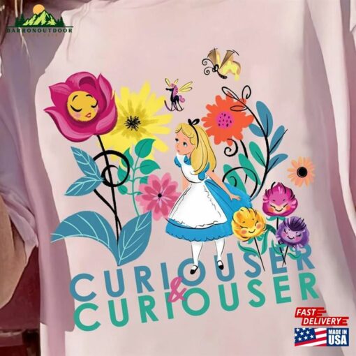 Disney Alice In Wonderland Curiouser Shirt Tshirt Sweatshirt Hoodie