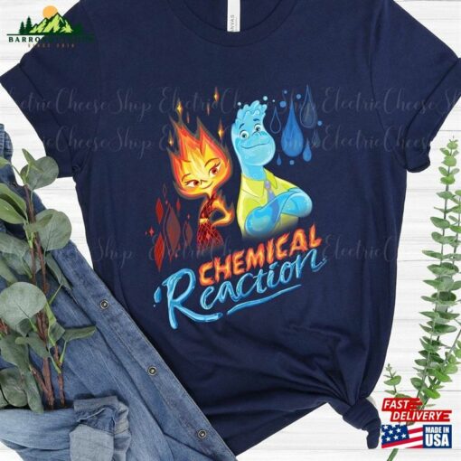 Disney And Pixar’S Elemental Chemical Reaction Ember Wade Shirt 2023 Unisex Sweatshirt