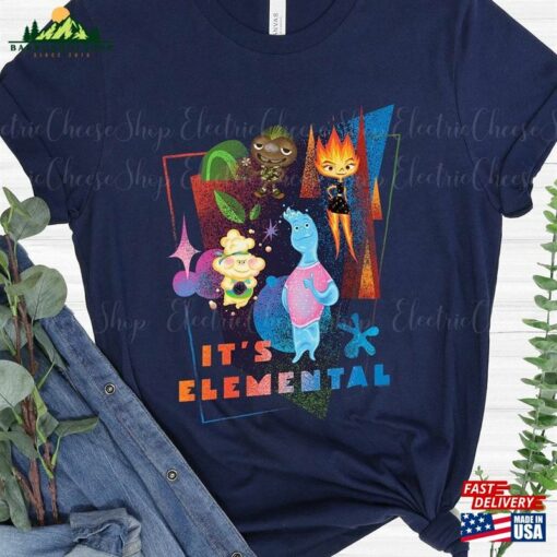 Disney And Pixar’S Elemental It’S Characters Shirt 2023 Sweatshirt Classic