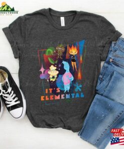 Disney And Pixar'S Elemental It'S Characters Shirt 2023 Sweatshirt Classic 4