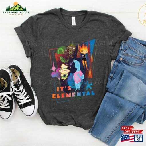 Disney And Pixar’S Elemental It’S Characters Shirt 2023 Sweatshirt Classic