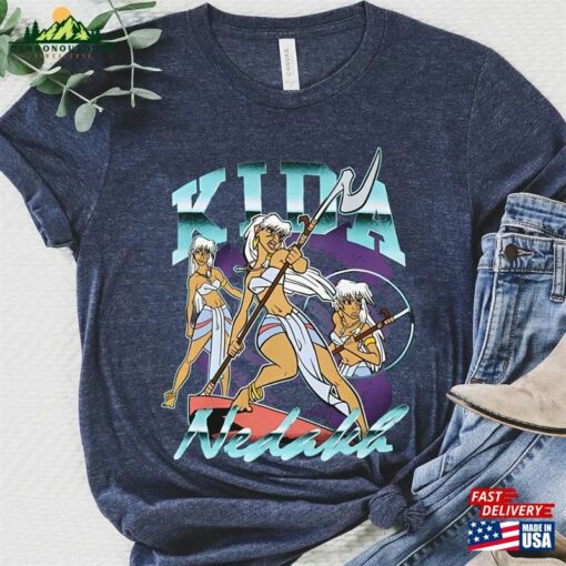 Disney Atlantis The Lost Empire Kida Nedakh Triple Shirt Movie T-Shirt Walt World Hoodie Classic