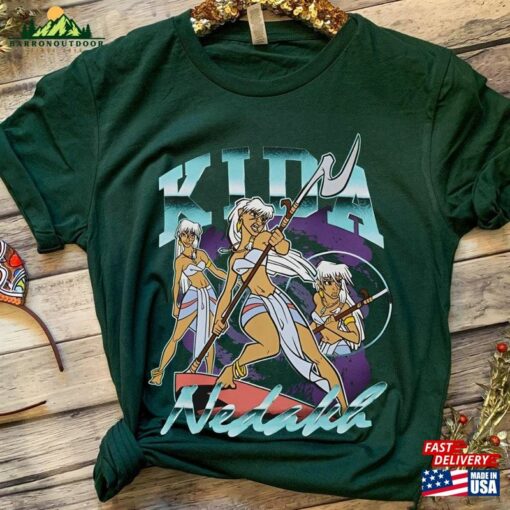 Disney Atlantis The Lost Empire Kida Nedakh Triple Shirt Movie T-Shirt Walt World Hoodie Classic