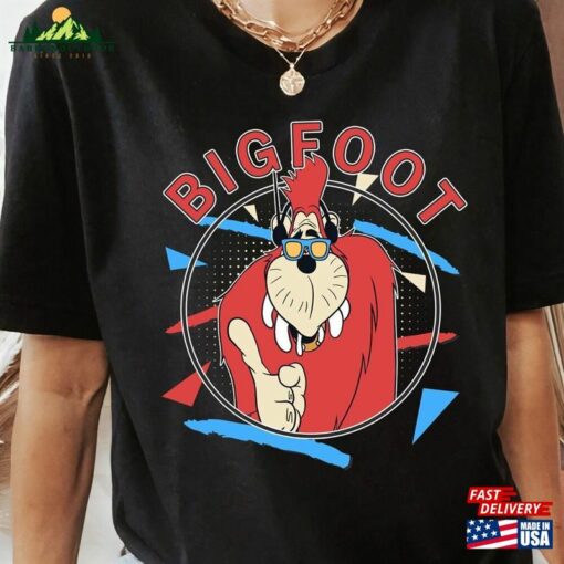 Disney Bigfoot 90’S Portrait T-Shirt A Goofy Movie Tee Unisex Sweatshirt