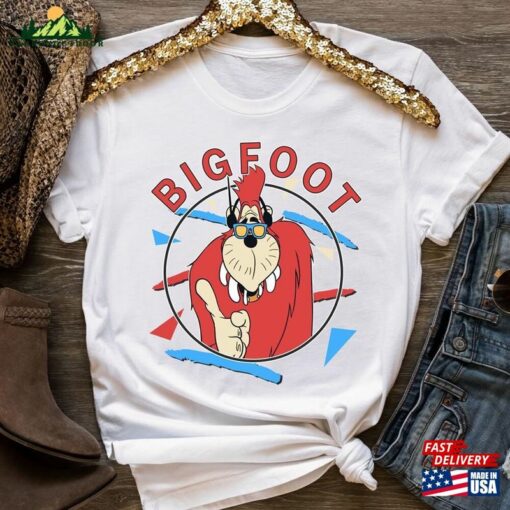 Disney Bigfoot 90’S Portrait T-Shirt A Goofy Movie Tee Unisex Sweatshirt