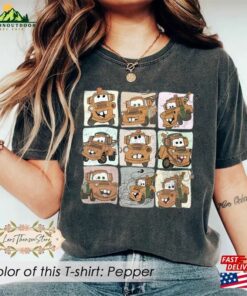 Disney Cars Comfort Colors Shirt Tow Mater Movie Classic Unisex 3