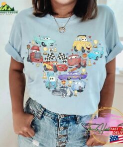 Disney Cars Watercolor Shirt Mickey Movie Unisex T-Shirt