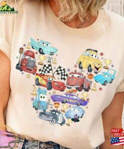 Disney Cars Watercolor Shirt Mickey Movie Unisex T-Shirt