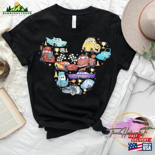 Disney Cars Watercolor Shirt Mickey Movie Unisex T-Shirt