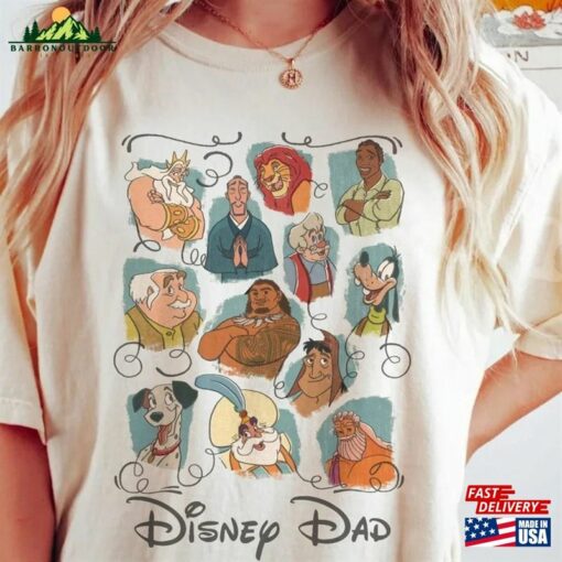 Disney Dad Comfort Colors Shirt Character Magic Kingdom Sweatshirt Unisex