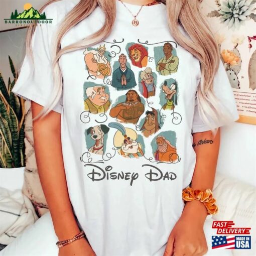 Disney Dad Comfort Colors Shirt Character Magic Kingdom Sweatshirt Unisex