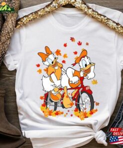 Disney Donald And Daisy Autumn Thanksgiving Shirt Disneyland Family Vacation Trip Gift Tee Hoodie Unisex 2 Disney Donald And Daisy Autumn Thanksgiving Shirt Disneyland Family Vacation Trip Gift Tee Hoodie Unisex 3
