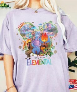 Disney Elemental 2023 Comfort Shirt Pixar Ember Wade Clod Grale Hoodie Sweatshirt