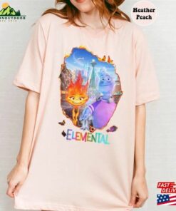 Disney Elemental Characters Shirt Pixar 2023 Ember Wade Clod Grale Hoodie Unisex