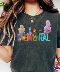 Disney Elemental Comfort Shirt Ember Wade Clod Grale Pixar Classic Hoodie