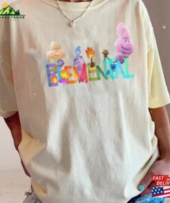 Disney Elemental Comfort Shirt Ember Wade Clod Grale Pixar Classic Hoodie